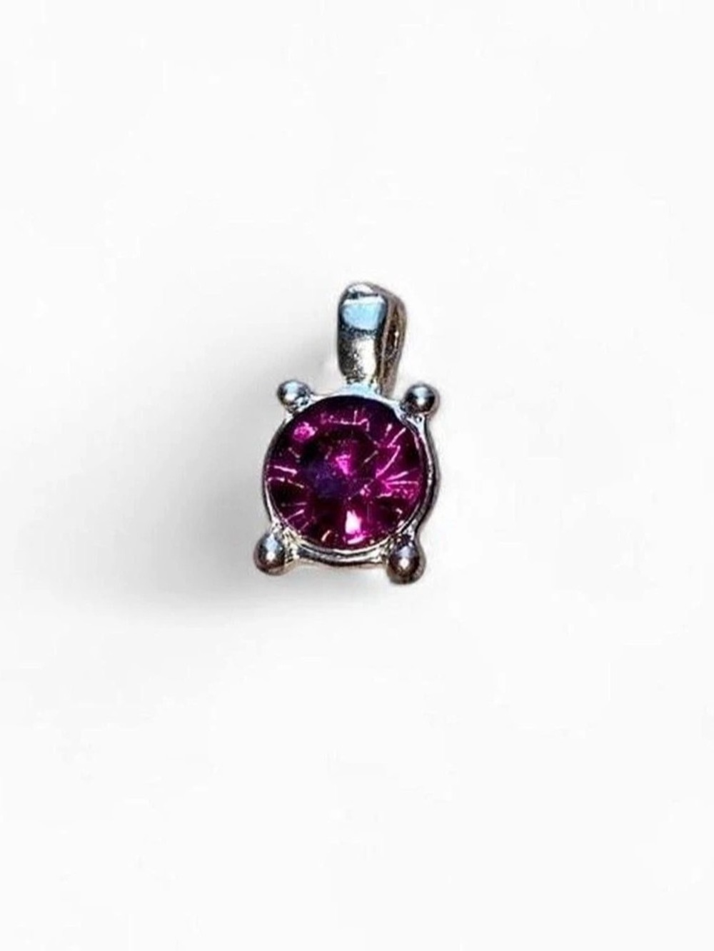 Purple Birthstone charm